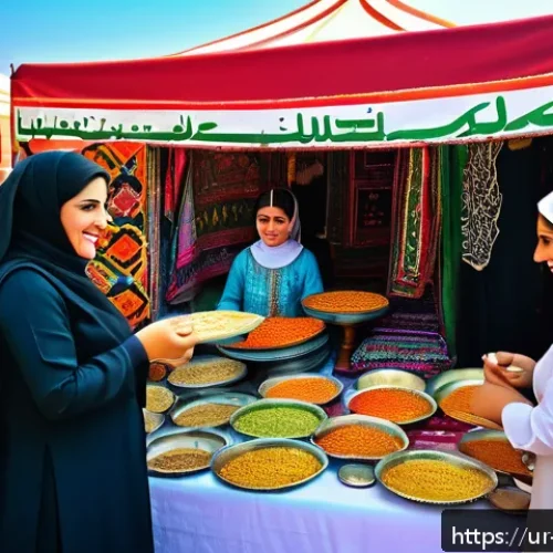 Home 30 팔레스타인과 디아스포라 공동체 - A vibrant cultural festival scene in Lebanon featuring Palestinian women wearing modest traditional ...